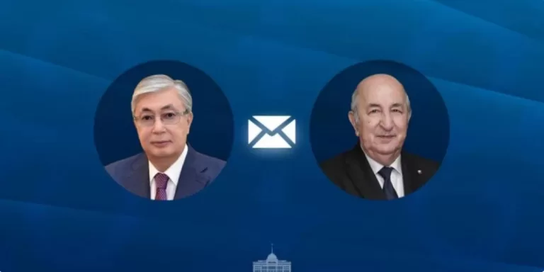 Мемлекет басшысы Алжир президентін құттықтады